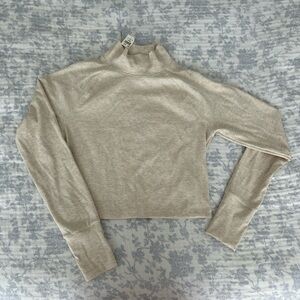 OFFLINE BY AERIE NWT MOCK NECK HEAVYWEIGHT THUMBS UP LONG SLEEVE